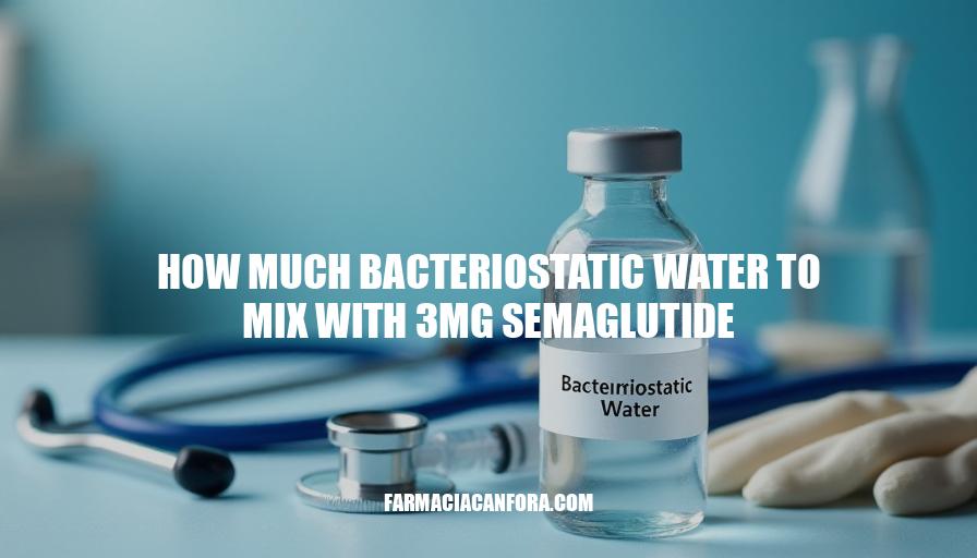 Semaglutide Dosage: Mixing Bacteriostatic Water for Effective Use