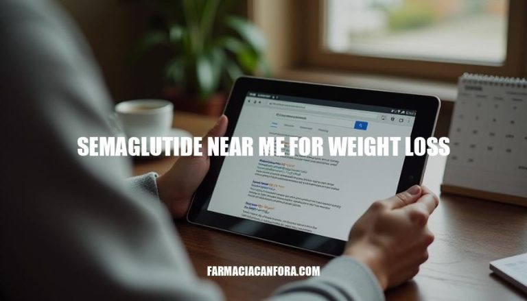 Semaglutide Near Me for Weight Loss: Expert Guidance