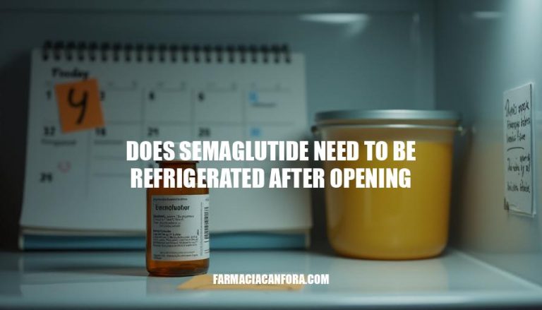 Semaglutide Storage After Opening: Refrigeration Requirements