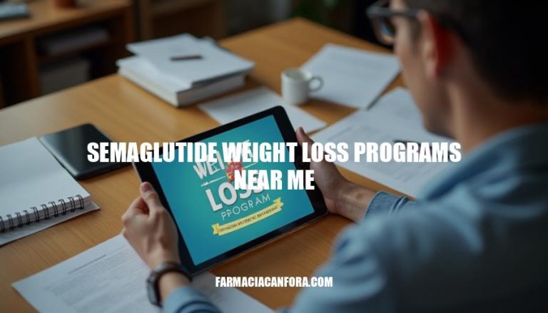 Semaglutide Weight Loss Programs Near Me - Effective Solutions