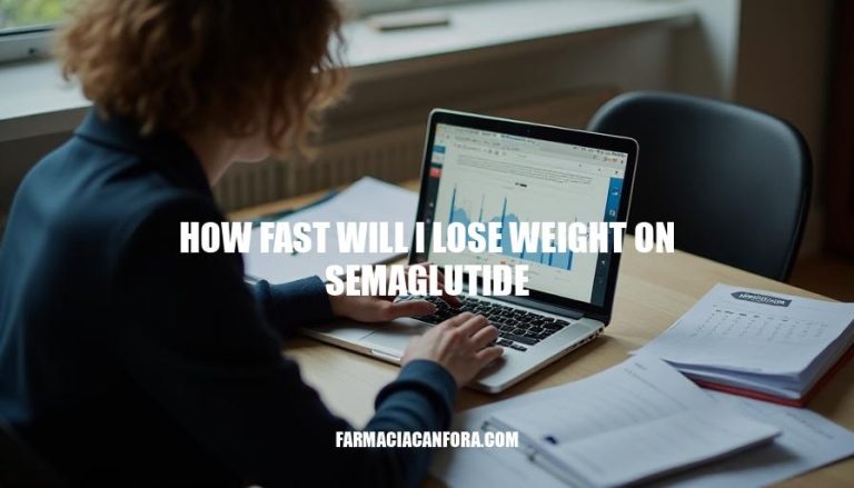 Semaglutide Weight Loss Speed: How Fast Will I Lose Weight?