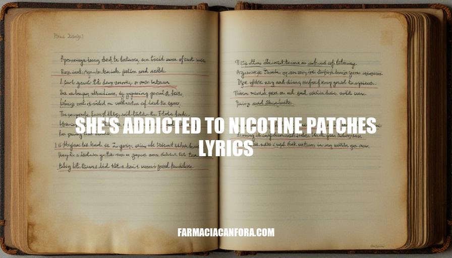 She’s Addicted to Nicotine Patches Song Meaning Explained