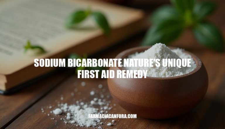 Sodium Bicarbonate: Nature's Unique First Aid Remedy