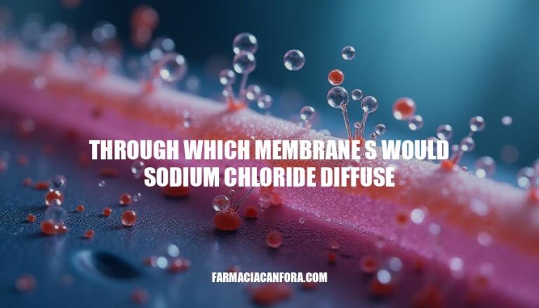 Sodium Chloride Diffusion Through Membranes Explained