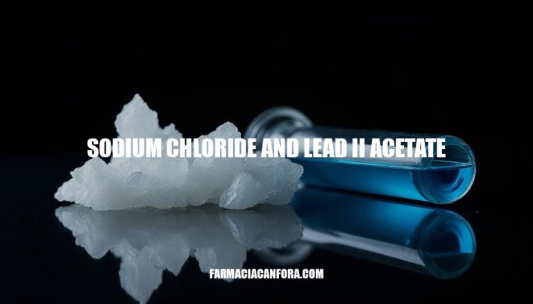 Sodium Chloride and Lead II Acetate Properties and Uses