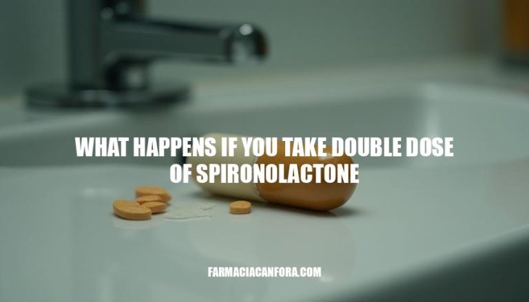 Spironolactone Overdose Risks: What Happens If You Take Double Dose?