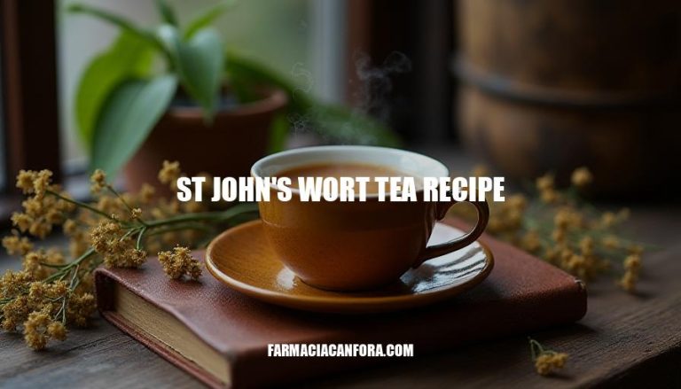 St John’s Wort Tea Recipe: A Herbal Remedy Guide