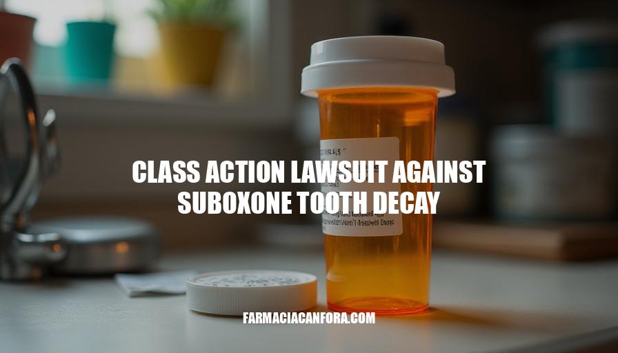 Suboxone Class Action Lawsuit: Allegations of Tooth Decay and More