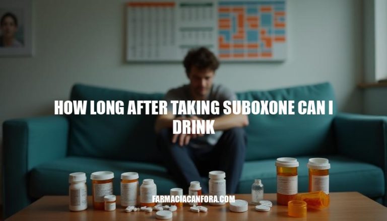 Suboxone Withdrawal Timeline: How Long After Taking Suboxone Can I Drink?