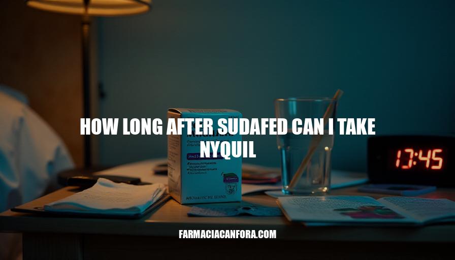 Sudafed to Nyquil Timing: How Long After Taking Sudafed Can I Take Nyquil?