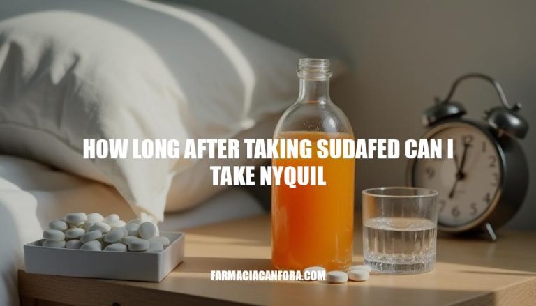 Sudafed to Nyquil Timing: How Long After Taking Sudafed Can I Take Nyquil?