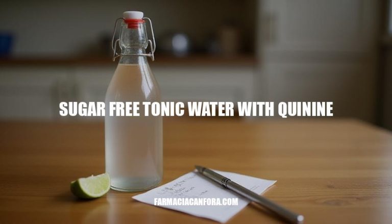 Sugar Free Tonic Water with Quinine Review