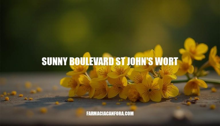 Sunny Boulevard St John's Wort Benefits and Uses