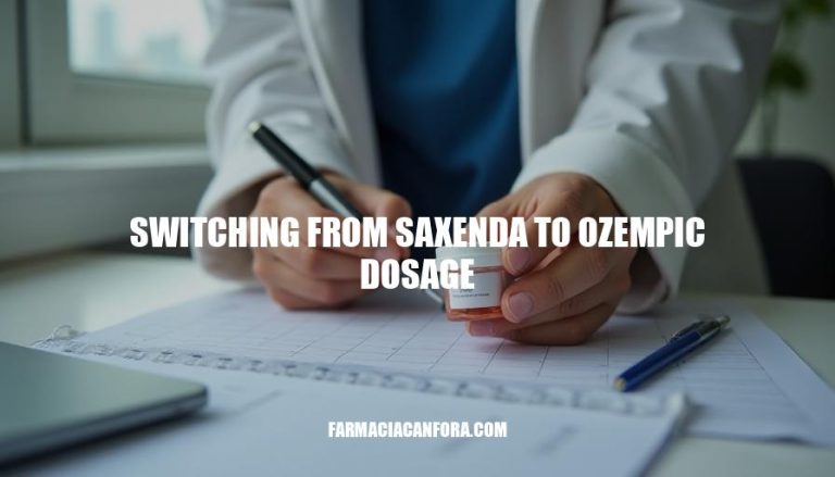 Switching from Saxenda to Ozempic Dosage Guide