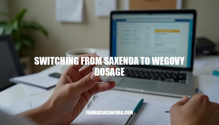 Switching from Saxenda to Wegovy Dosage Guide