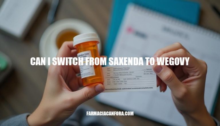 Switching from Saxenda to Wegovy: What You Need to Know