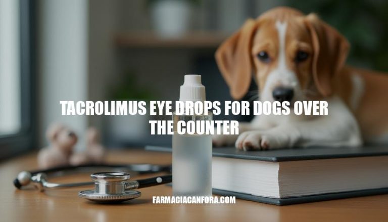 Tacrolimus Eye Drops for Dogs Over the Counter: A Guide