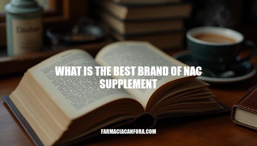 The Best Brand of NAC Supplement: A Comprehensive Review