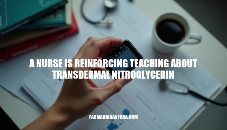 Transdermal Nitroglycerin Education for Nurses