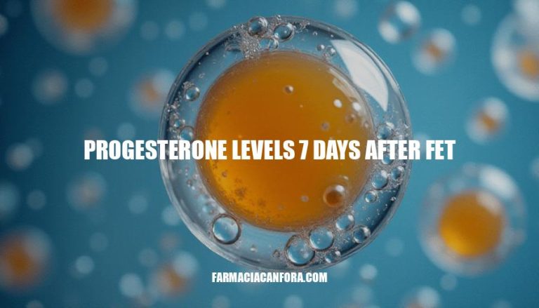 Understanding Progesterone Levels 7 Days After Fertilization