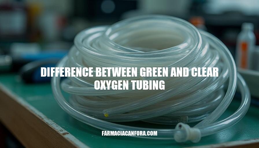 Understanding the Difference Between Green and Clear Oxygen Tubing