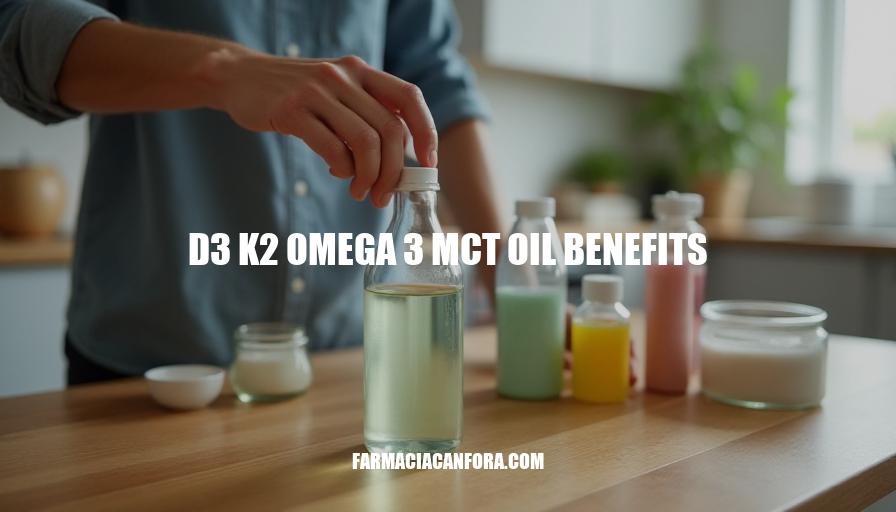 Unlocking D3 K2 Omega 3 MCT Oil Benefits