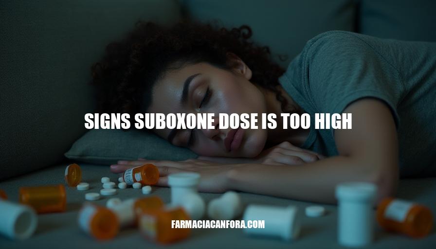 Warning Signs Your Suboxone Dose Is Too High