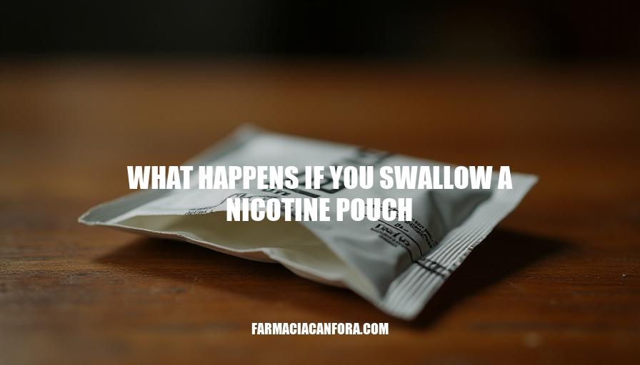 What Happens If You Swallow a Nicotine Pouch?