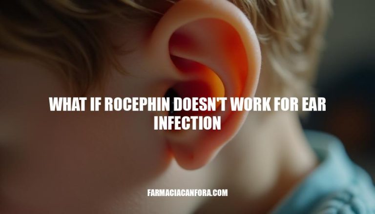 What If Rocephin Doesn't Work for Ear Infection?