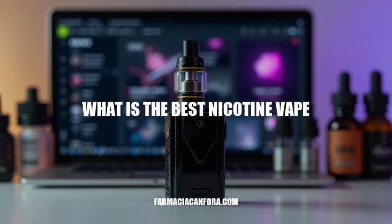 What Is The Best Nicotine Vape For You?