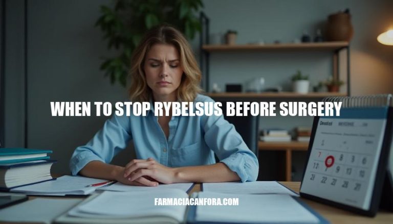 When to Stop Rybelsus Before Surgery: A Guide