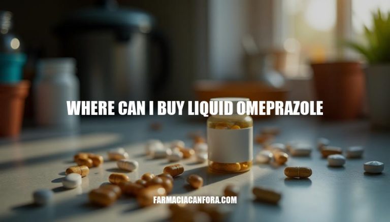 Where to Buy Liquid Omeprazole Online