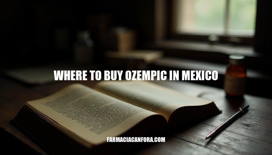 Where to Buy Ozempic in Mexico: A Comprehensive Guide