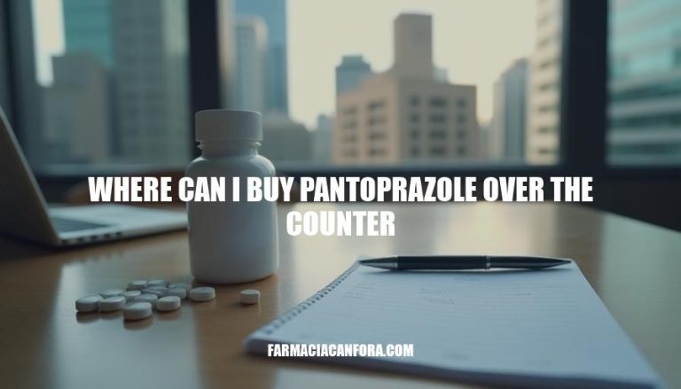 Where to Buy Pantoprazole Over the Counter