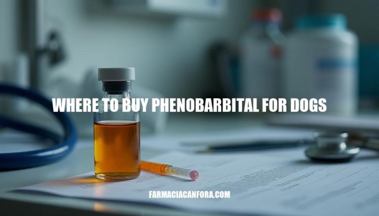 Where to Buy Phenobarbital for Dogs: A Comprehensive Guide