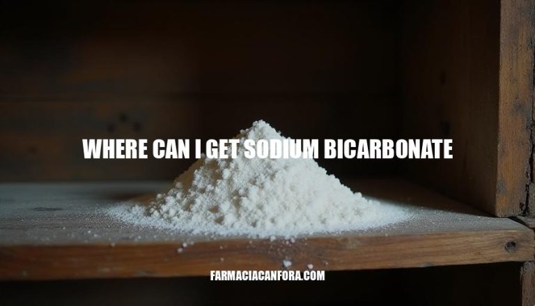 Where to Buy Sodium Bicarbonate