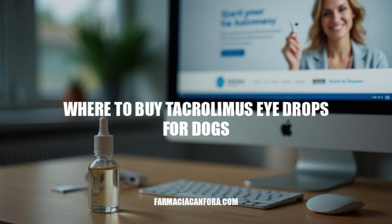 Where to Buy Tacrolimus Eye Drops for Dogs Online