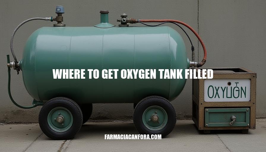 Where to Get Oxygen Tank Filled Near You