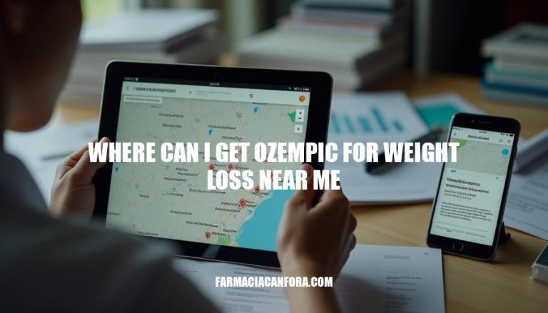 Where to Get Ozempic for Weight Loss Near Me