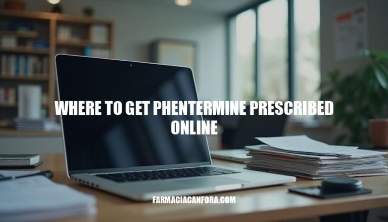 Where to Get Phentermine Prescribed Online Safely