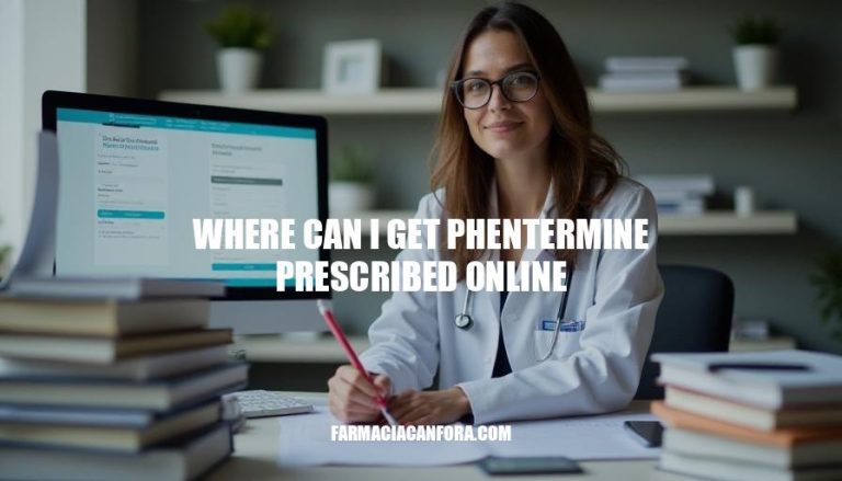 Where to Get Phentermine Prescribed Online Safely and Legally