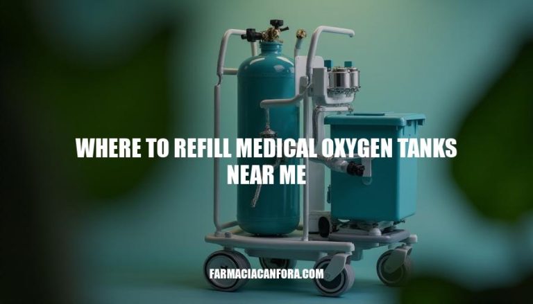 Where to Refill Medical Oxygen Tanks Near Me