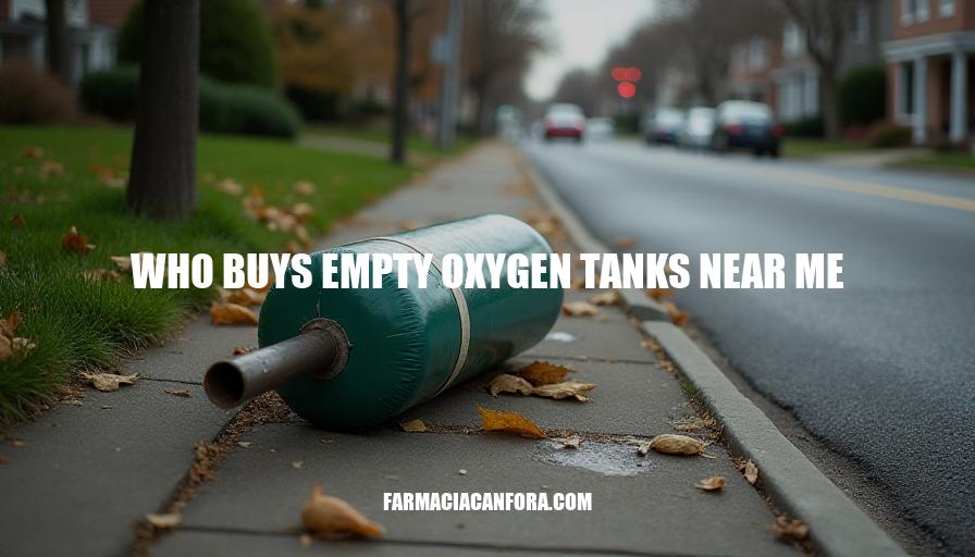 Who Buys Empty Oxygen Tanks Near Me - Local Buyers Guide