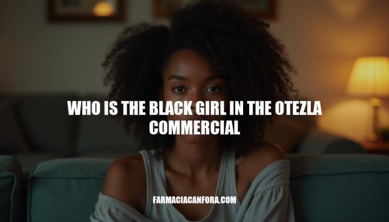 Who Is The Black Girl In The Otezla Commercial?