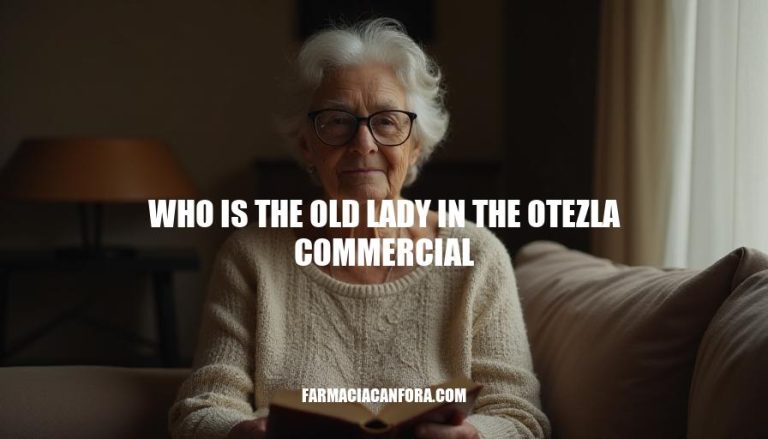 Who Is the Old Lady in the Otezla Commercial?