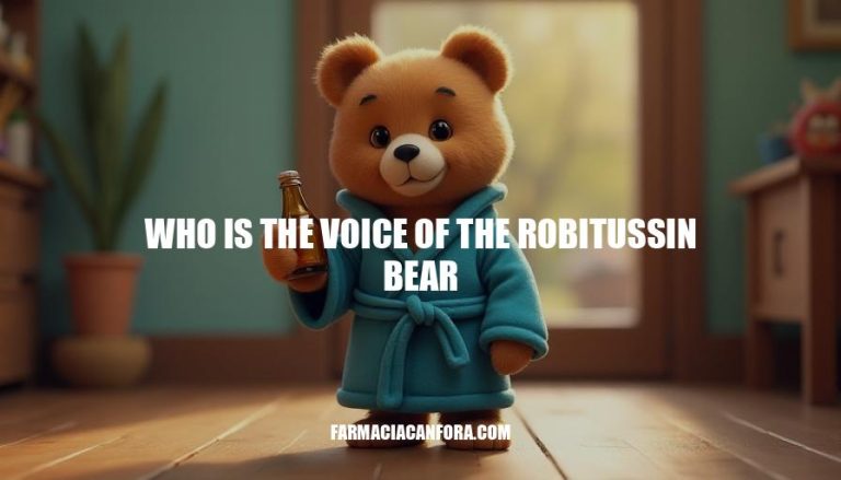 Who Is the Voice of the Robitussin Bear?