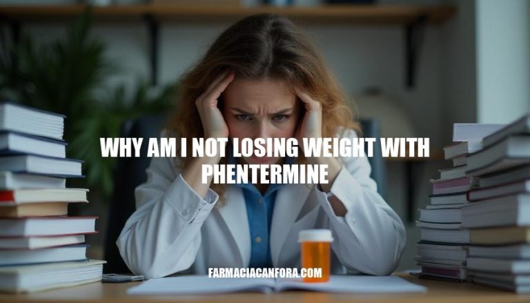 Why Am I Not Losing Weight with Phentermine?