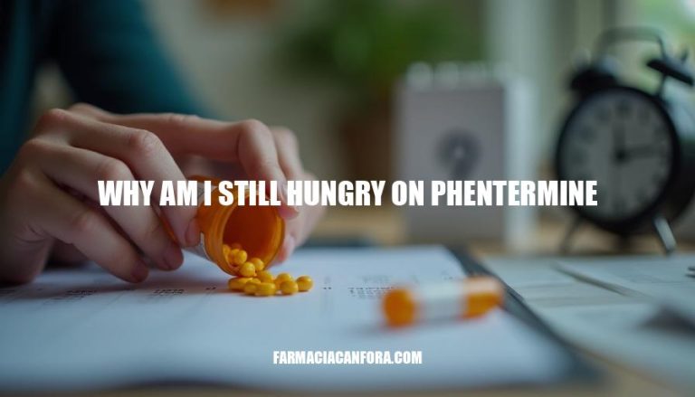 Why Am I Still Hungry on Phentermine? Causes and Solutions