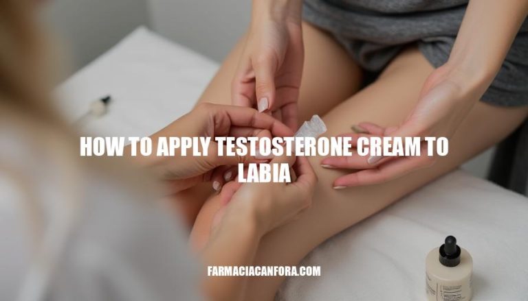 Applying Testosterone Cream to Labia: A Step-by-Step Guide