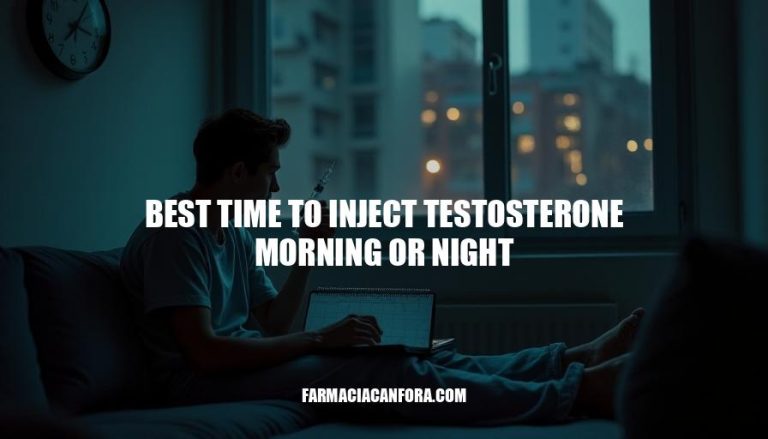 Best Time to Inject Testosterone: Morning vs Night